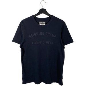 Reigning Champ Gym Logo T-shirt Black mens size small